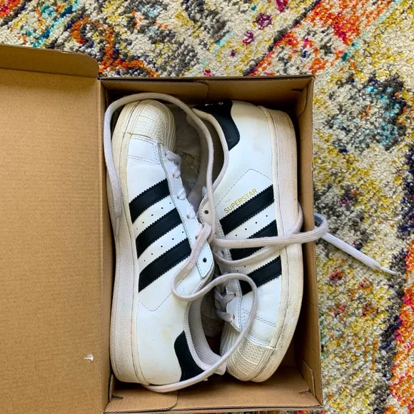 adidas | Shoes | Adidas Superstar Sneakers Us Size 7 2 | Poshmark